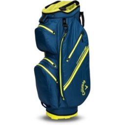 Callaway Chase 14 Dry Cartbag 2025 - Navy/Flo Yellow