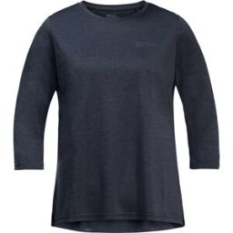 Jack Wolfskin Women's Crosstrail 3/4 Tee Night Blue XS