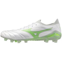 Mizuno Morelia Neo IV ß Elite, 44, White/Neon Green/Cool Gray 3C