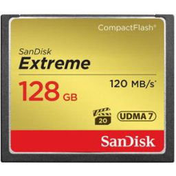 SanDisk CompactFlash Extreme, 128GB, UDMA 7, 120MB/s