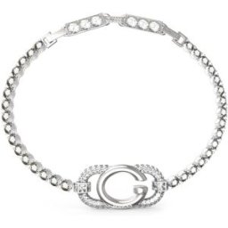 GUESS Oh my G silverfärgat armband JUBB04508JWRHS
