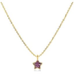 Edblad Star Sparkle barn halsband Pink guldfärgad 127610