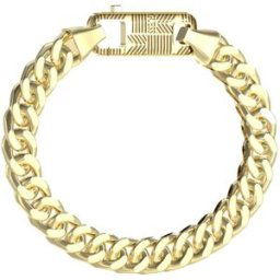 GUESS Pitstop gulfärgat pansararmband JUMB04450JWYGL