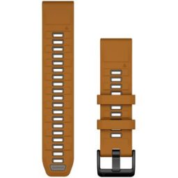 Garmin Quickfit 22 mm silikonarmband brun 010-13392-03