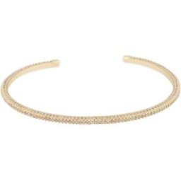 SNÖ of Sweden Naomi small stone cuff armband guldfärgat/vit 1334-3200251