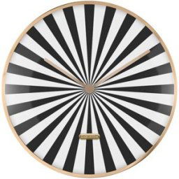 Karlsson väggklocka Candy Swirl Dome black & white KA6007BK