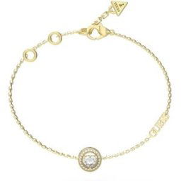 GUESS M'ama non m'ama gulfärgat armband JUBB04668JWYGS