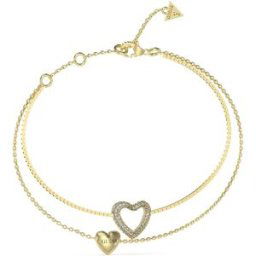 GUESS Beloved hjärtarmband JUBB05027JWYGS