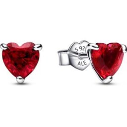 Pandora Timeless Red Heart hjärtörhängen 292549C01