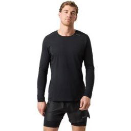 Björn Borg Running Feather Long Sleeve T-Shirt Herr, M, BLACK BEAUTY