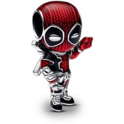 Pandora Marvel x Pandora Deadpool Sterling silver Enamel Red berlock 793360C01