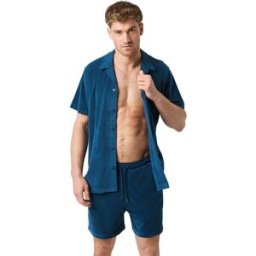Björn Borg Borg Toweling Pool Shirt Herr, XXL, GIBRALTAR SEA