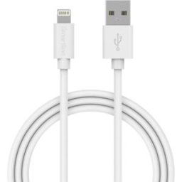 Smartline USB-A till Lightning Vit - 1m