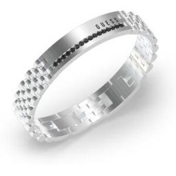 GUESS Empire stålfärgad armband med platta JUMB03203JWSTT/U
