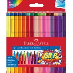 Fiberpenna FABER neon och pastell 30/fp