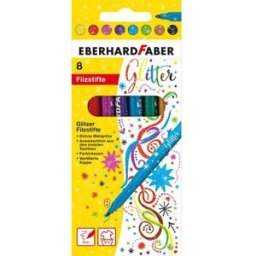 Fiberpenna FABER CASTELL Glitter 8/fp