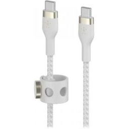 Belkin Pro Flex Usb-C Till Usb-C Kabel - 2m - Vit