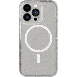 Tech21 Evo iPhone 13 Pro Max Sparkle MagSafe Skal för – Transparent & Silver