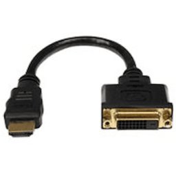 StarTech.com 20 cm HDMI till DVI-D-videokabeladapter - HDMI-hane