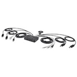 StarTech.com 2-Port Dual-Monitor DisplayPort Cable KVM Switch,