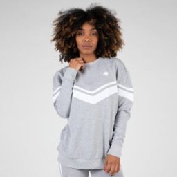 Gorilla Wear Hailey Oversized Sweatshirt Grey Melange M
