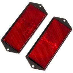 Cj 547171 Fordonsreflex Till Släpvagn, 2-Pack, Röd, Verkstad & Fordon