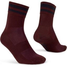 Gripgrab Original Stripes Crew Socks Dark Red L (44-47)