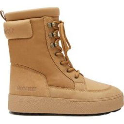 Moon Boot Women's Ltrack Combat Boot Sand 38