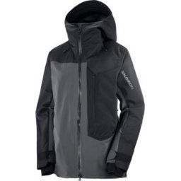 Salomon Women's Moon Patrol GORE-TEX Jacket Deep Black/Periscope Translucent Deep Black/Periscope Translucent/ S