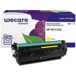 Toner WECARE HP W2122A 212A 4,5K gul