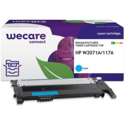 Toner WECARE HP W2071A 117A 1K cyan