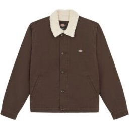 Dickies Men's Duck Canvas Deck Jacket Dark Brown S