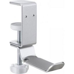 Maxmount Clamp-On Headset Stand - Universell Hörlurshållare - Silver