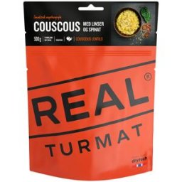 REAL Outdoor Food REAL Turmat Couscous med Linser & Spenat 138g