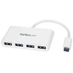 StarTech.com USB C-hubb med 4 portar tillsammans med 4x USB