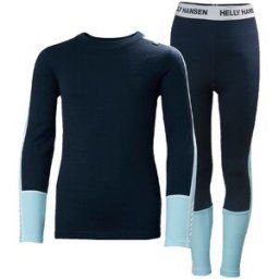 Helly Hansen LIFA Merino Midweight Set Junior, NAVY, 140