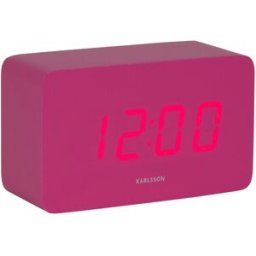 Karlsson väckarklocka Spry Tube LED bright pink KA5983BP