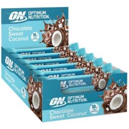 12 X Optimum Nutrition Chocolate Protein Bar 59 G Sweet Coconut