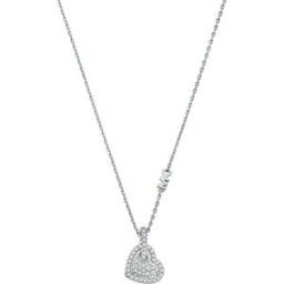Michael Kors Love halsband hjärthalsband silver MKC1747CZ040