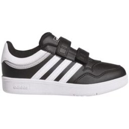 adidas Hoops 4.0 CF Junior, 28, CBLACK/FTWWHT/GRETWO