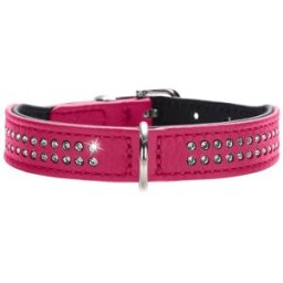 Annan Tillverkare HUNTER Diamond Petit Hundhalsband Rosa (Storlek: 24CM)