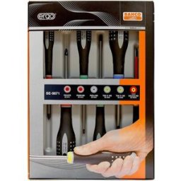 Bahco Skruvmejselsats BE-9871, 6 delar