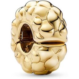 Pandora Moments Fixed clips charm 14k Gold-plated klämmstop 762716C00