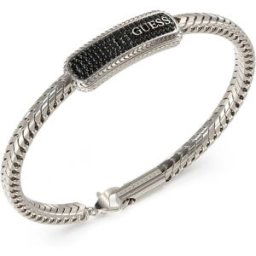 GUESS Sailorknot armband med platta JUMB05018JWSTBKL