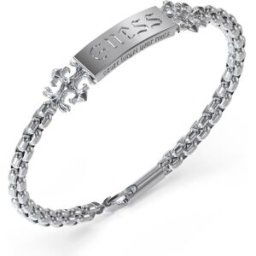 GUESS Rebel Rebel armband med platta JUMB05057JWASL