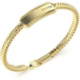 GUESS Sailorknot armband med platta JUMB05025JWYGL