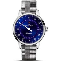 Meistersinger Perigraph Sunburst Blue 38 mm BM1108