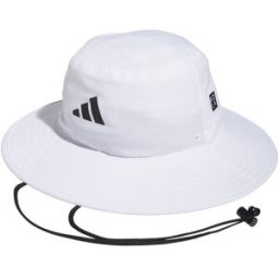 adidas Wide Brim Hat, White, S/M