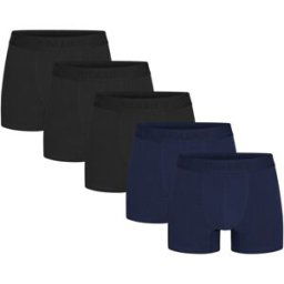 Gridarmor Men's Steine 5p Cotton Boxers 2.0 Black/Blue S