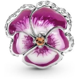 Pandora Moments Pink Pansy Flower berlock 790777C01